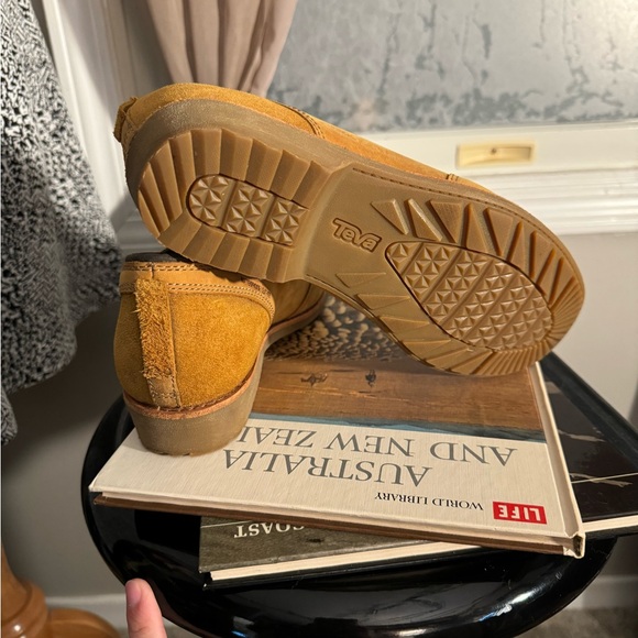 Teca Oxfords leather weatherproof Women’s size 8 tan - Picture 6 of 8